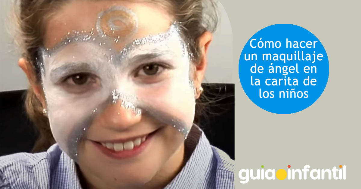Maquillaje de ángel de Navidad para niños Maquillaje de ángel de Navidad para niños