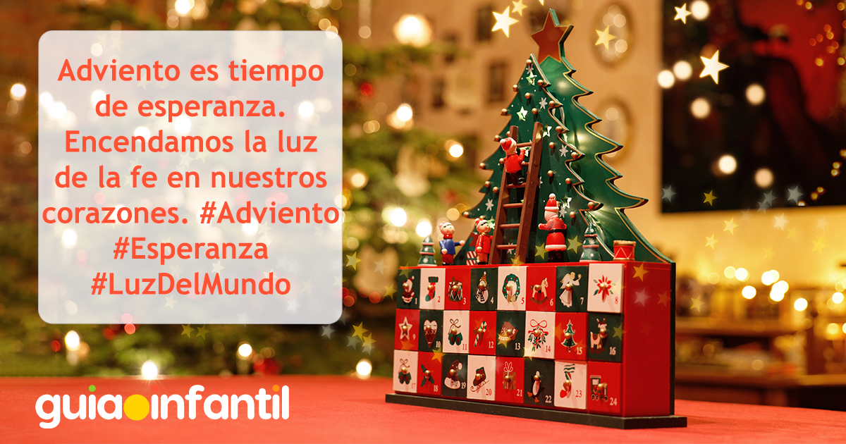 Tarjeta de esperanza sobre el Adviento