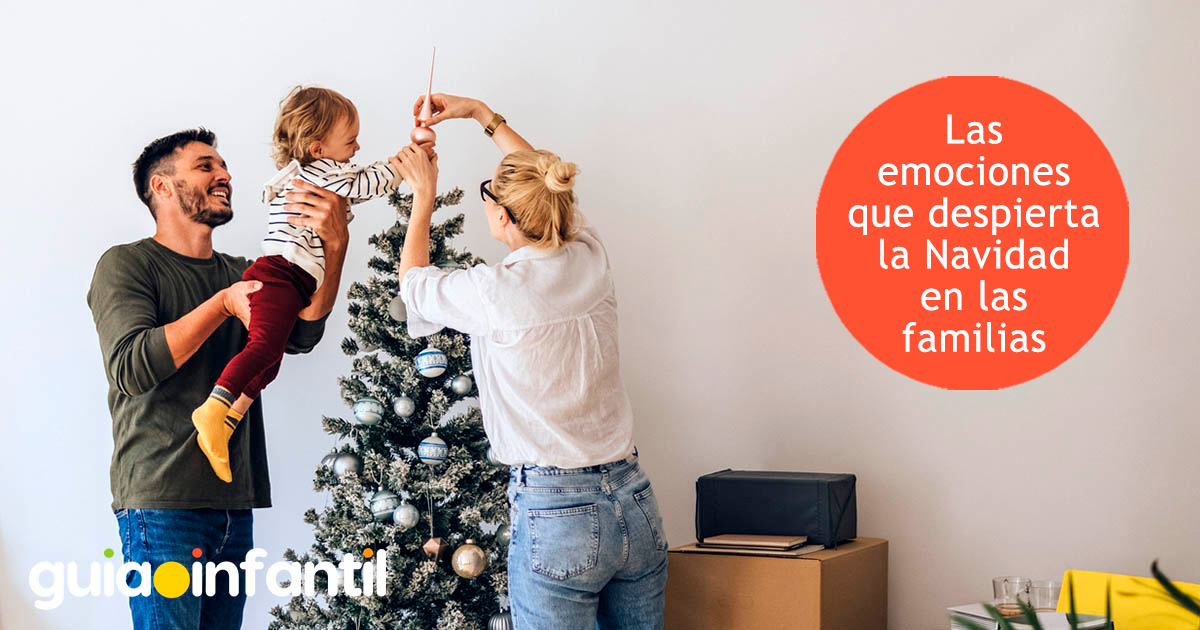 Emociones navideñas de la familia