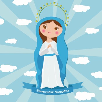 Cuento de la Inmaculada Concepción de María para niños - El regalo de Dios