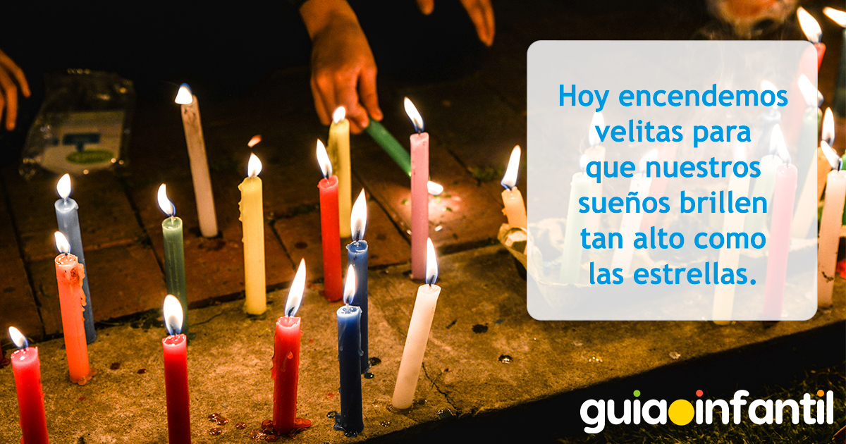 Mensaje por el Día de las Velitas para niños