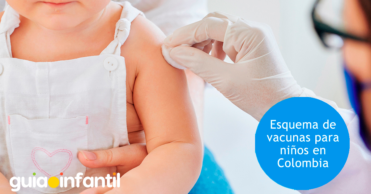El esquema de vacunas para niños en Colombia