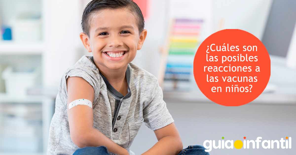 Posibles reacciones adversas de las vacunas para niños