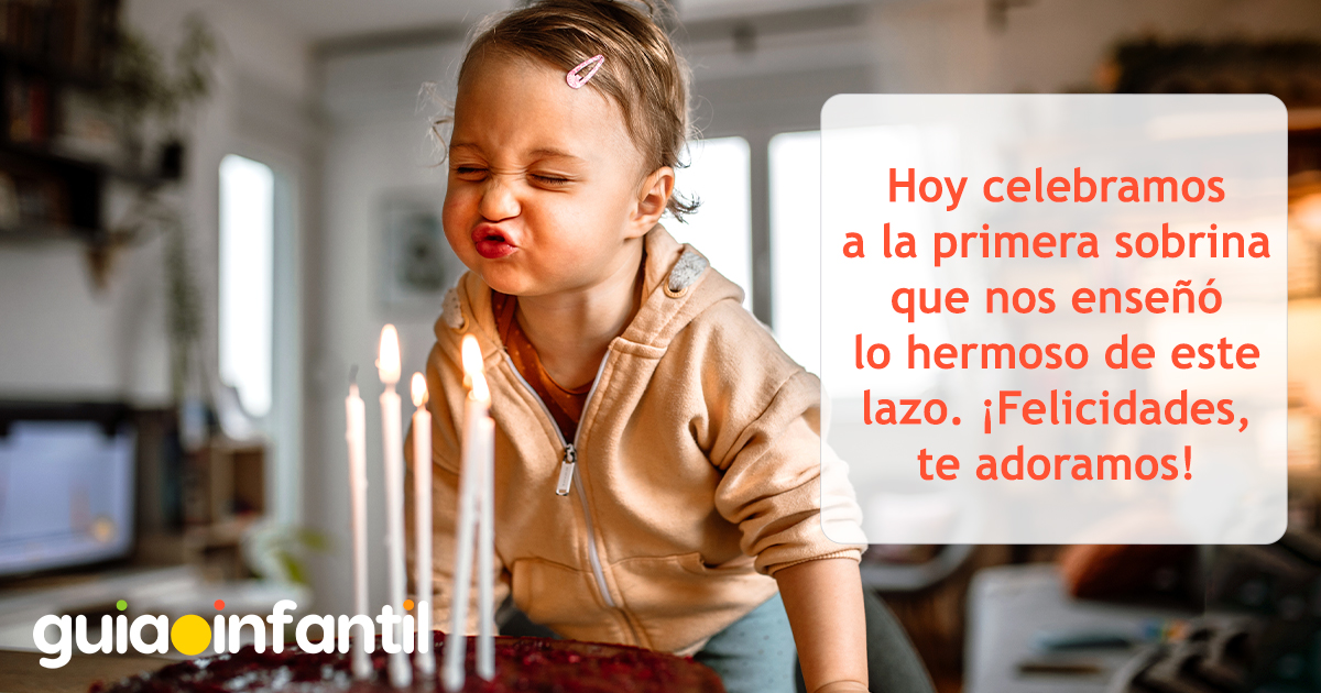 Felicitación de cumpleaños a la primera sobrina