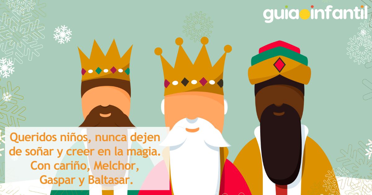 Mensaje de los Reyes Magos a los niños