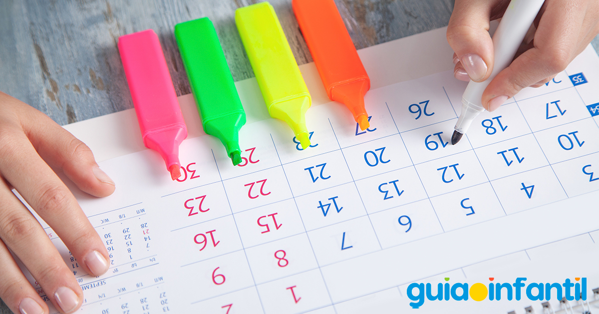 Calendarios para niños