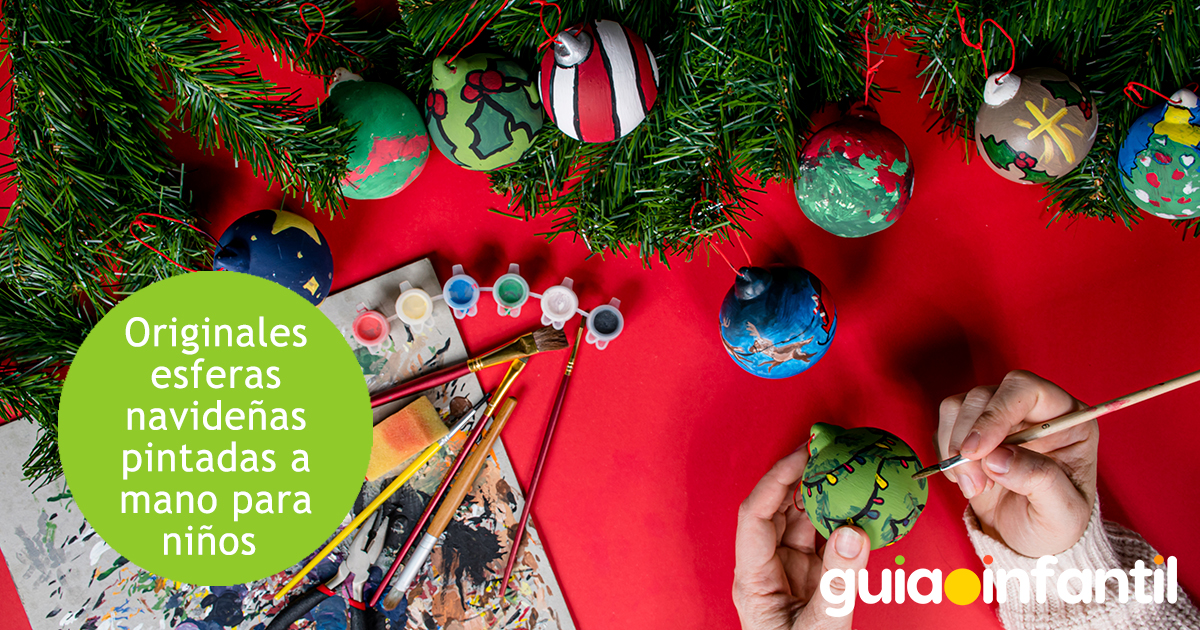 Esferas navideñas para los niños