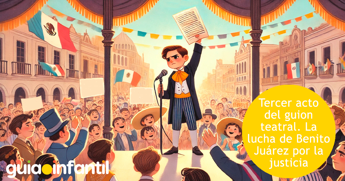 Tercer acto de la obra de teatro de Benito Juárez