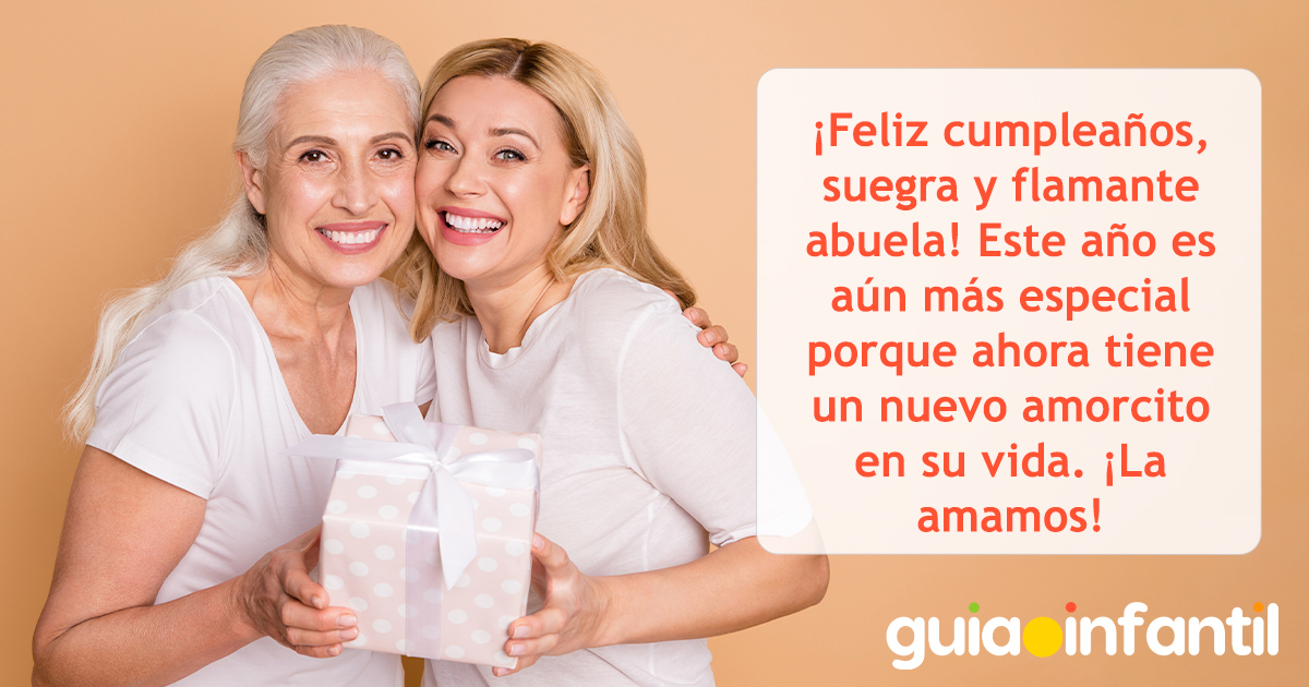 Felicitación de cumpleaños a mi suegra