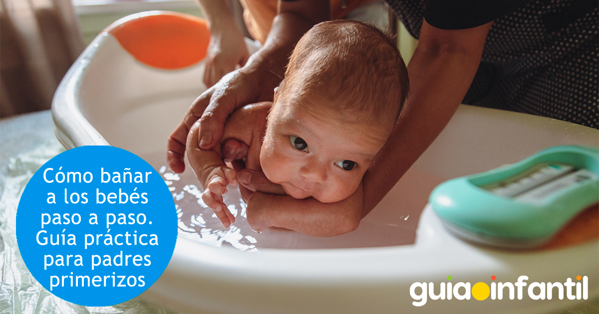 Guía para bañar a los bebés
