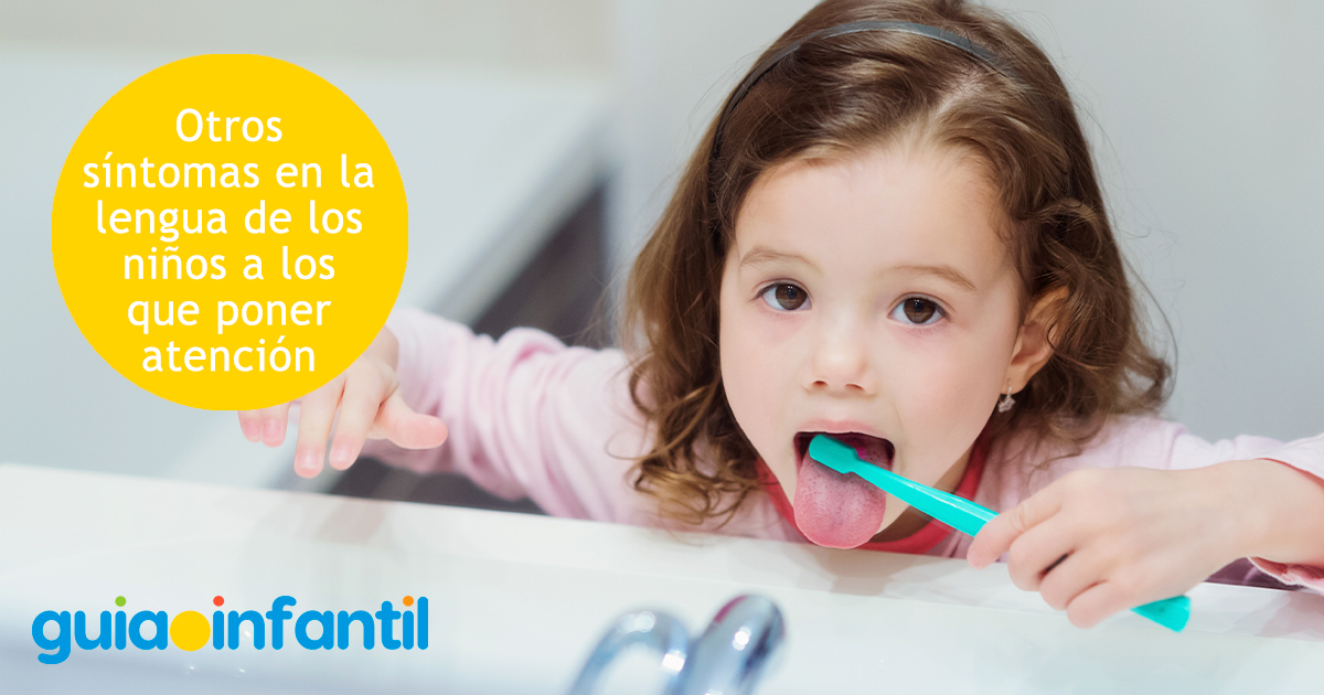 Síntomas en la lengua de los niños
