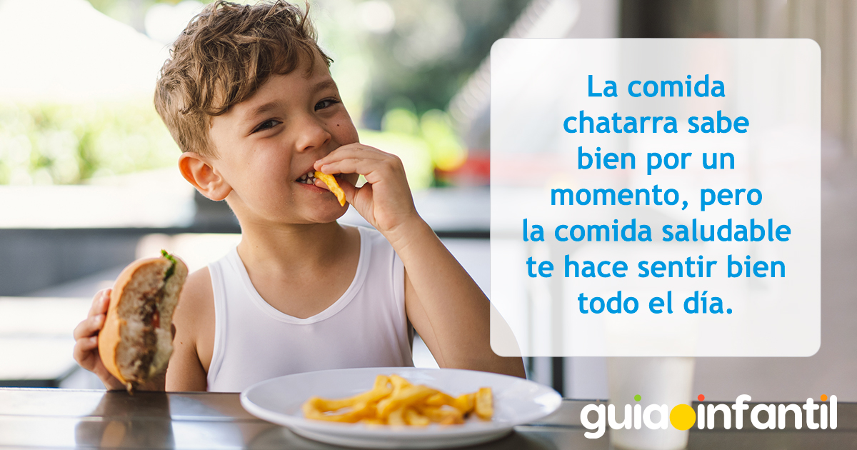 Frases para niños de alimentación