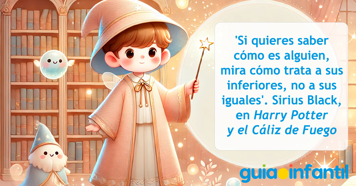 Postal de Harry Potter para niños