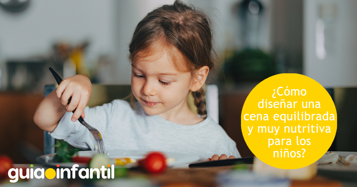 Diseñar una cena equilibrada para niños