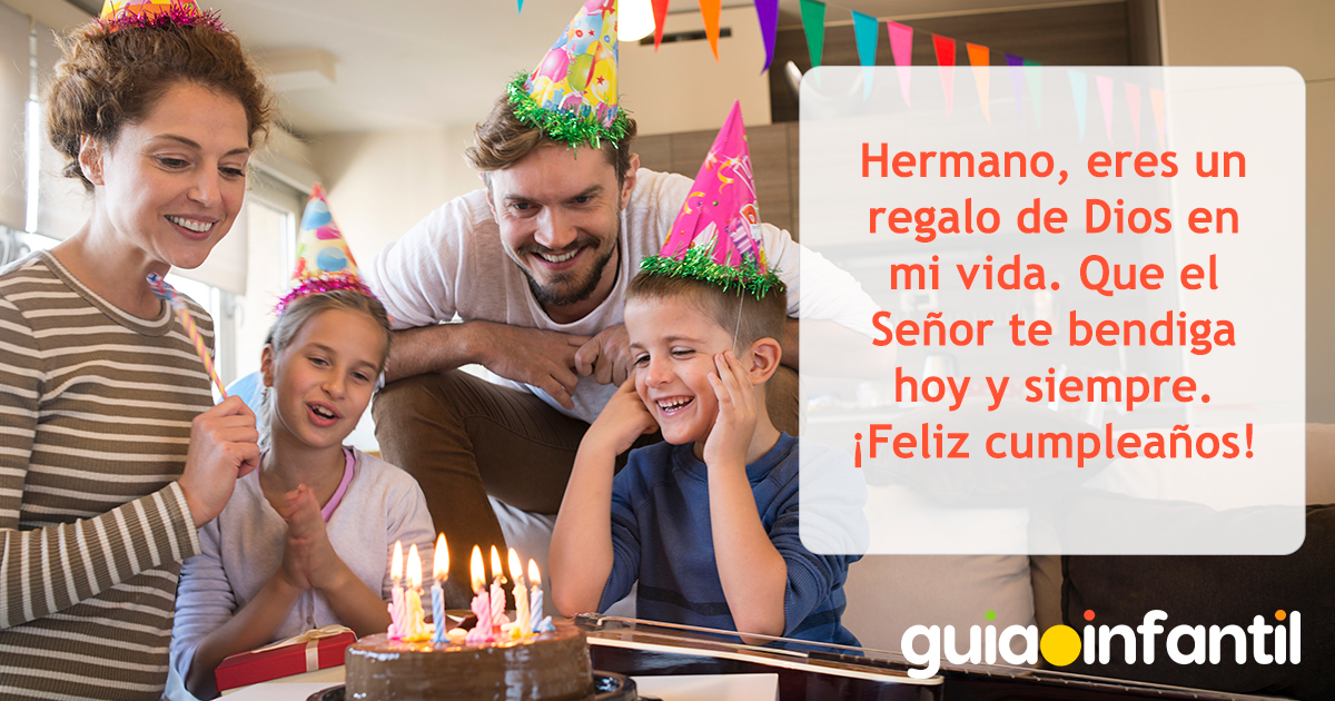 Frases de cumpleaños para los hermanos