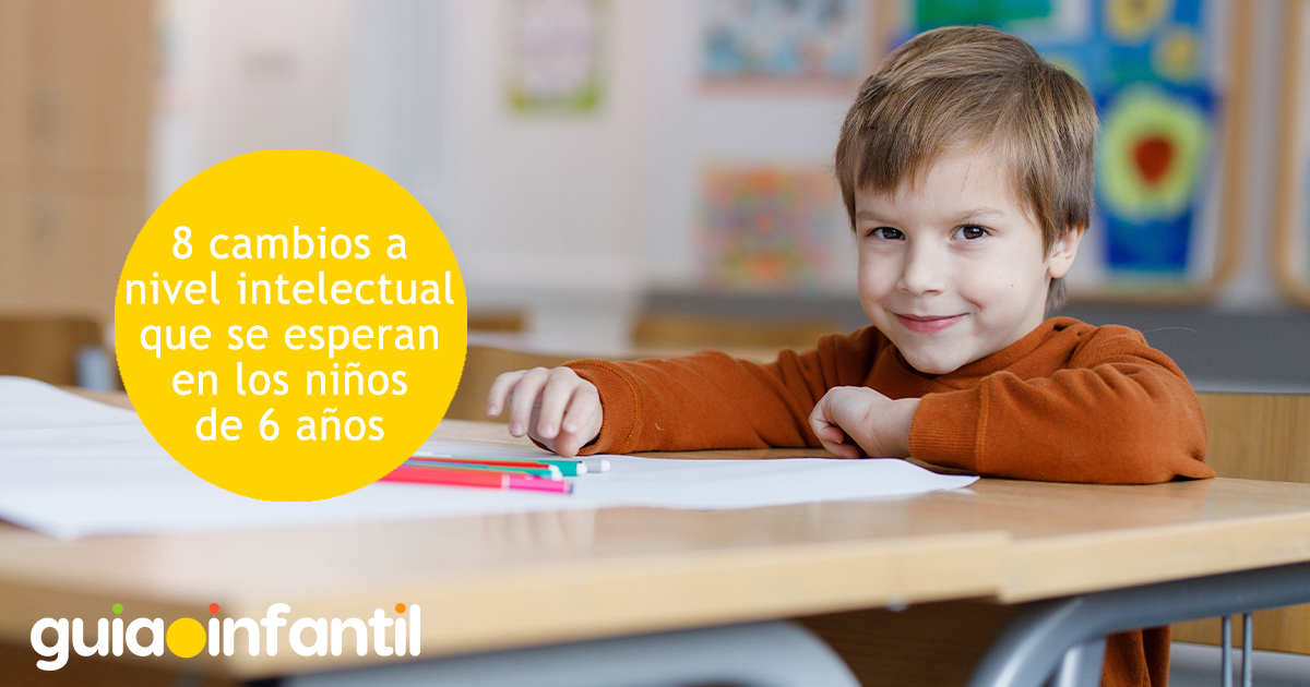 Cambios intelectuales en niños de 6 años