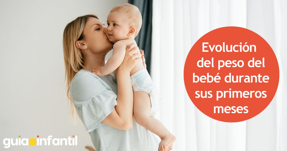 El peso del bebé en sus primeros meses de vida