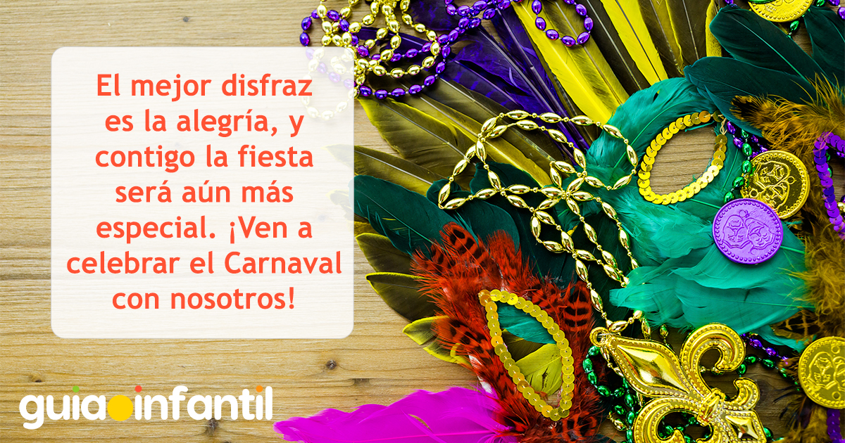 Tarjetas de Carnaval para niños