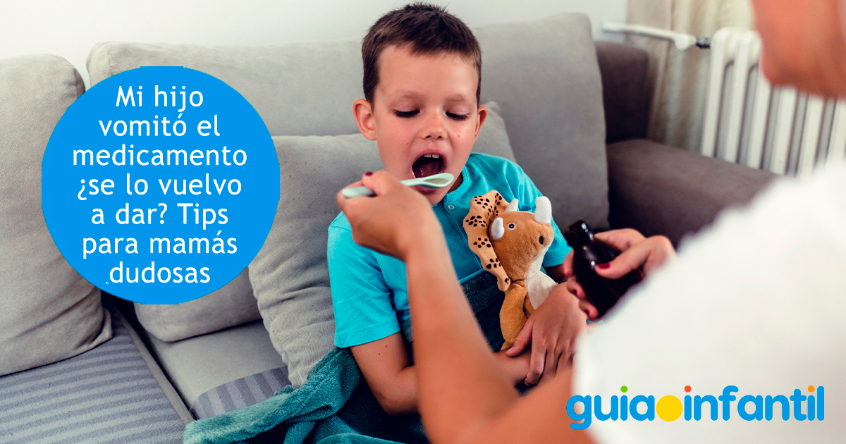 Niños que vomitan el medicamento