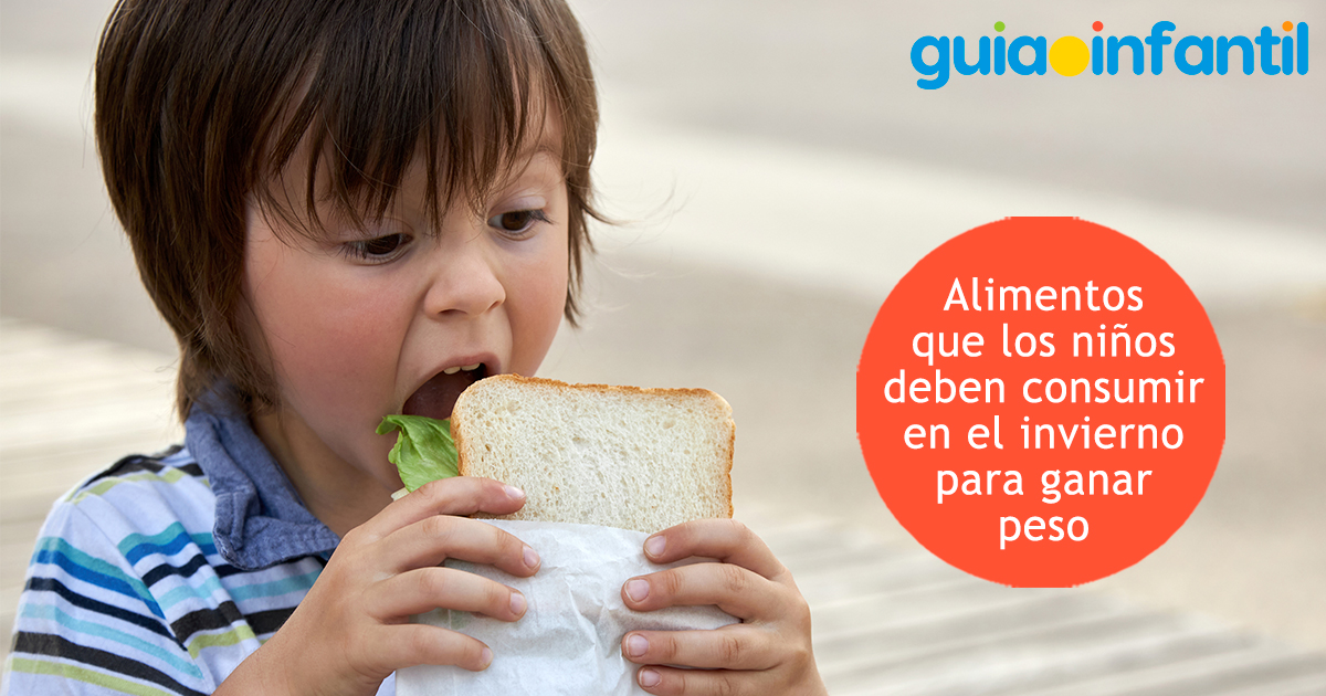 Alimentos para niños en el invierno