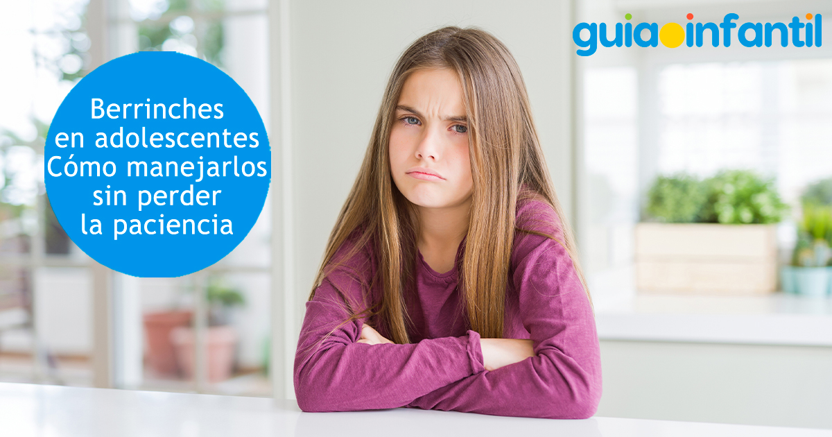 Berrinches en los adolescentes