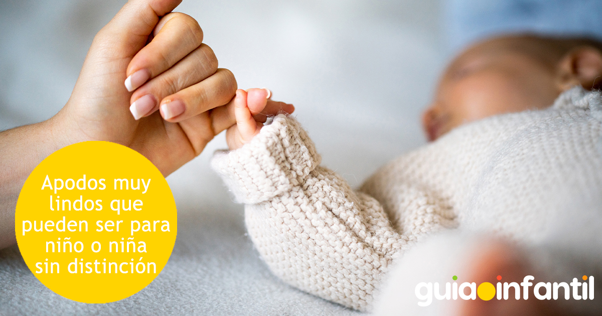 Apodos neutros para niños