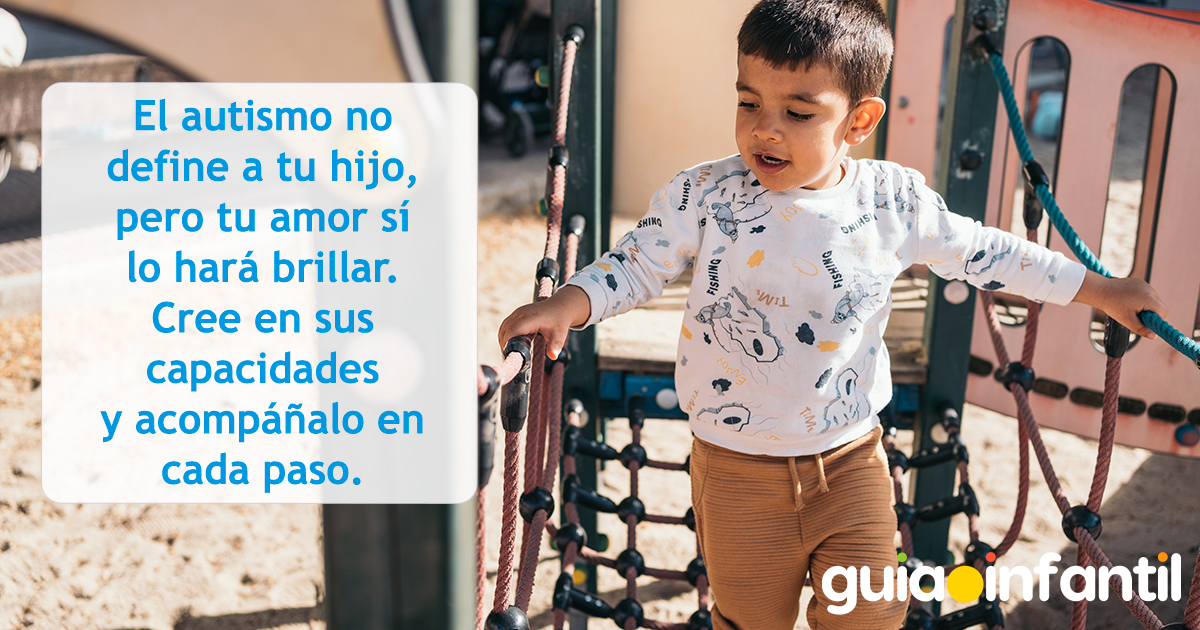 Postal sobre el autismo para niños