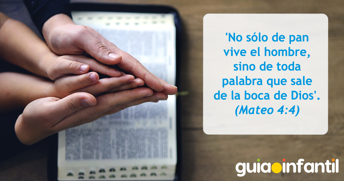 Cita de la Biblia para los niños