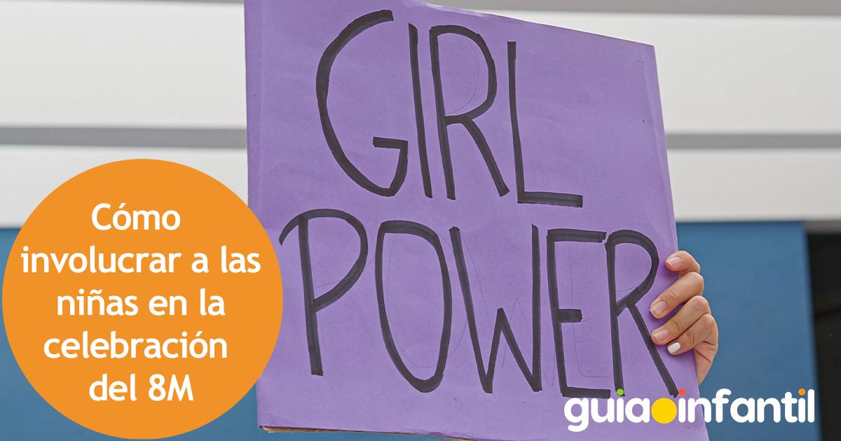 Las niñas en el día de la mujer