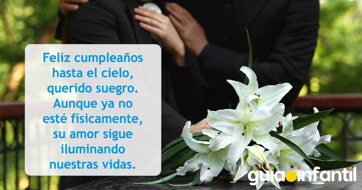 Postal para un suegro fallecido