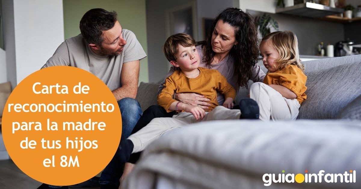 Carta de reconocimiento para la madre de tus hijos