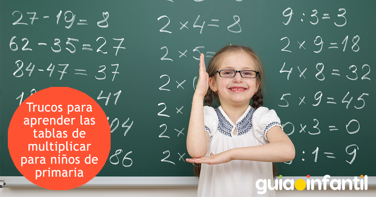 Tablas de multiplicar para niños de primaria