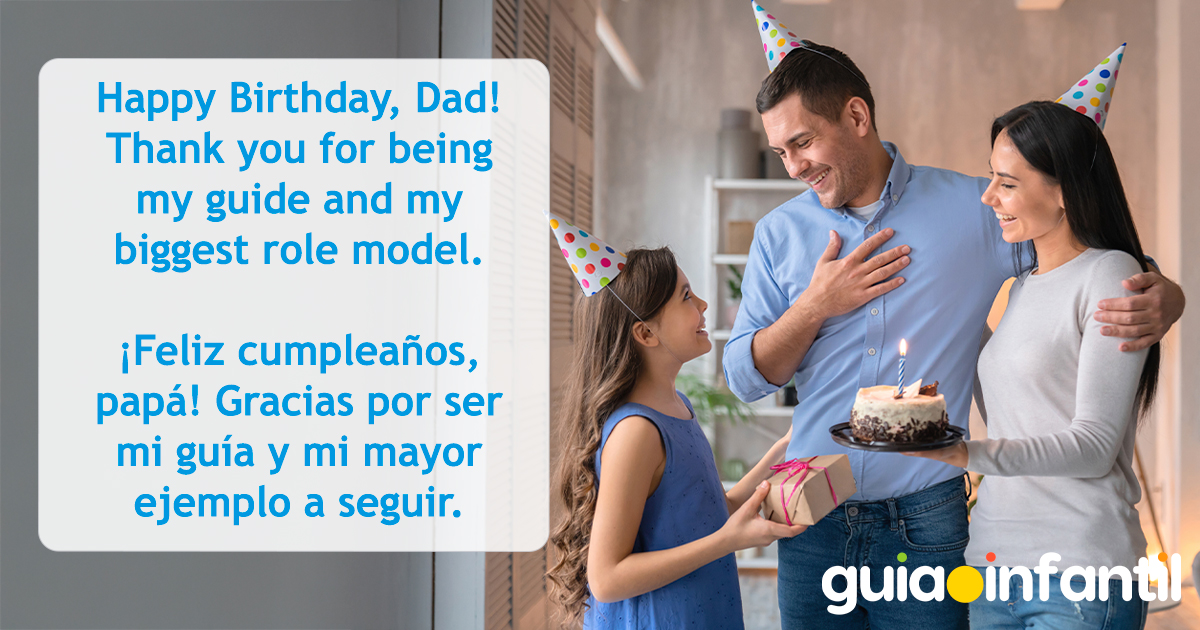 Postal de cumpleaños para papá
