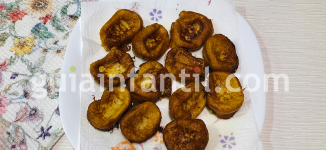 Pon en papel de cocina en las torrijas de Semana Santa