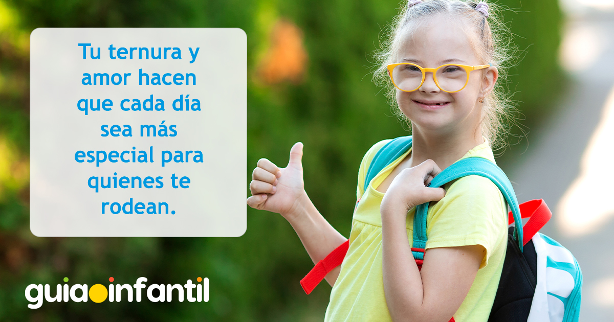 Palabras para un amiguito con Síndrome de Down