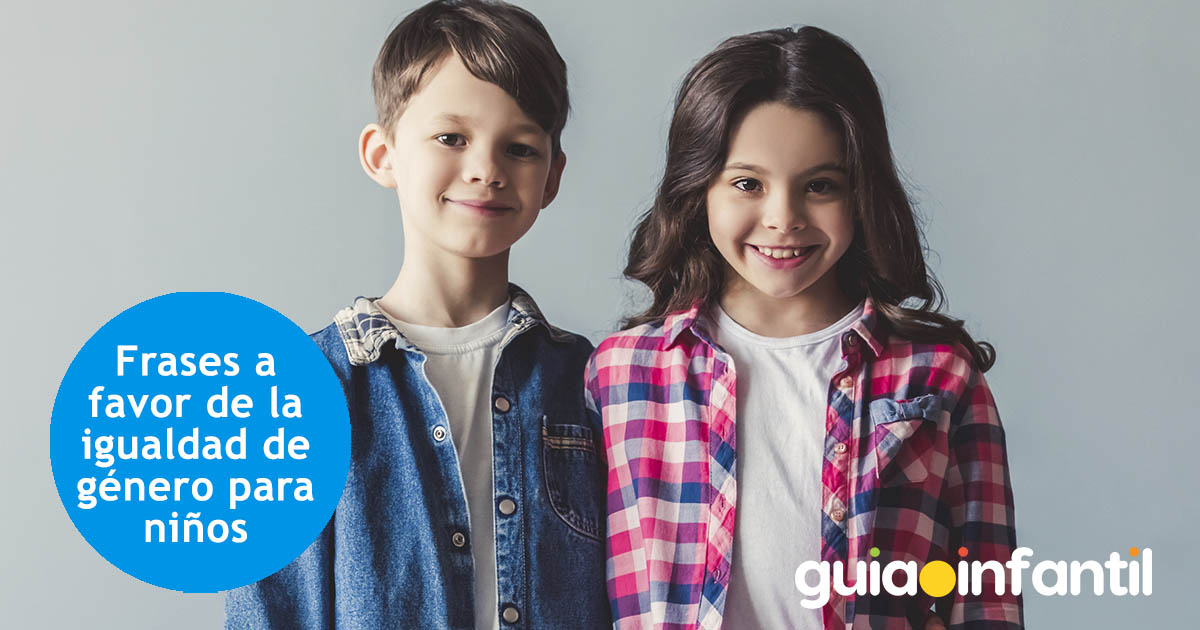 frases de igualdad de genero para niños
