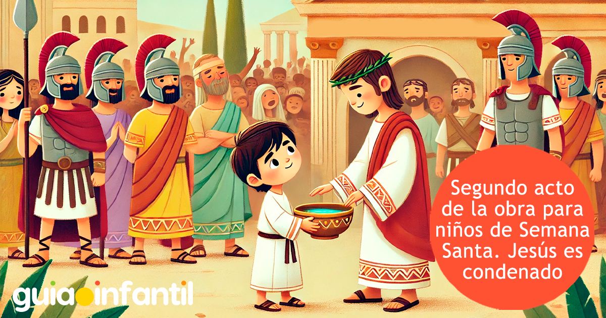 Segundo acto de la obra de teatro de Semana Santa