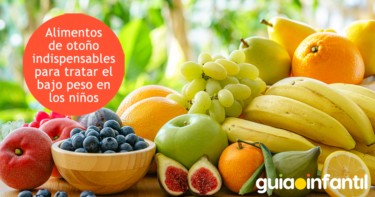 Alimentos de otoño indispensables para los niños