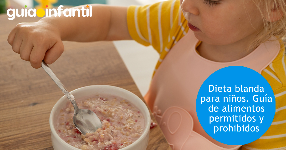 Dieta blanda para niños