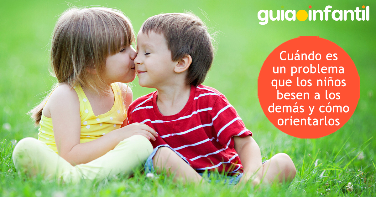 Por qué es un problema que los niños besen a otros