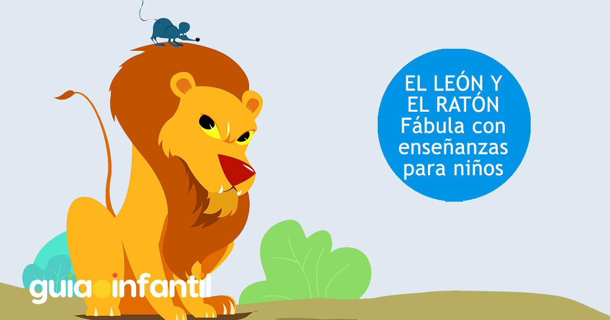 fábula león y ratón