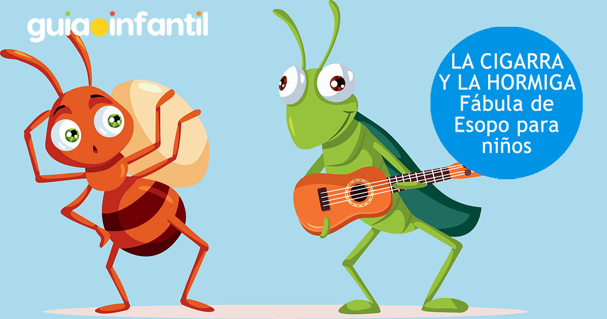 fabula La cigarra y la hormiga