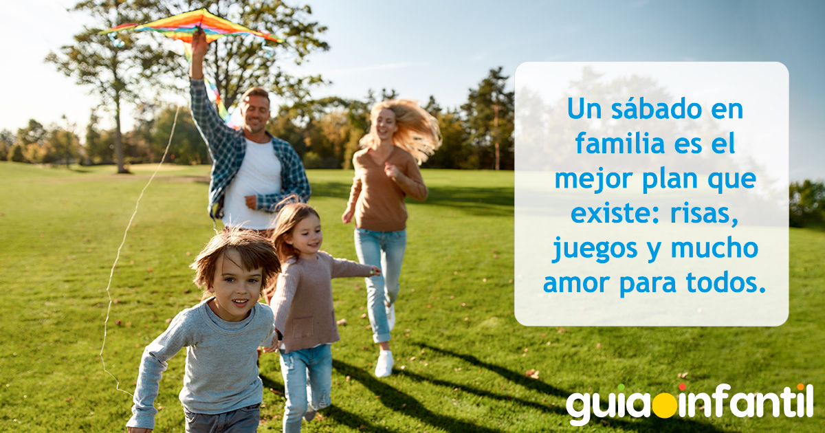 Frases de sábado para niños