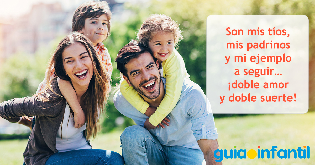 Tarjetas para padrinos que son tíos