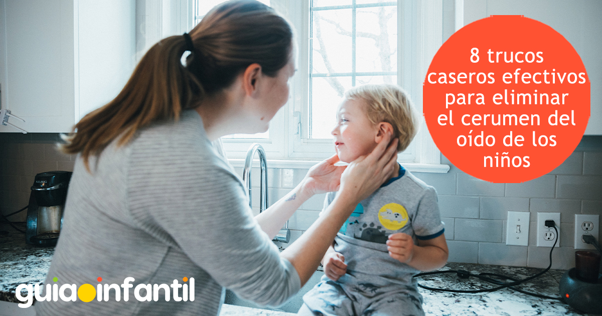 Trucos para eliminar la cera en los oídos de los niños