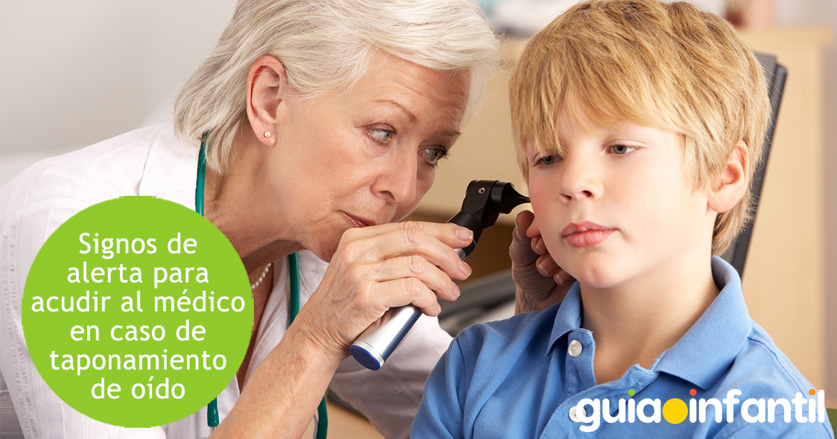 Signos de taponamiento en el oído del niño