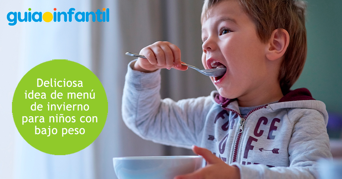 Rica comida de invierno para niños