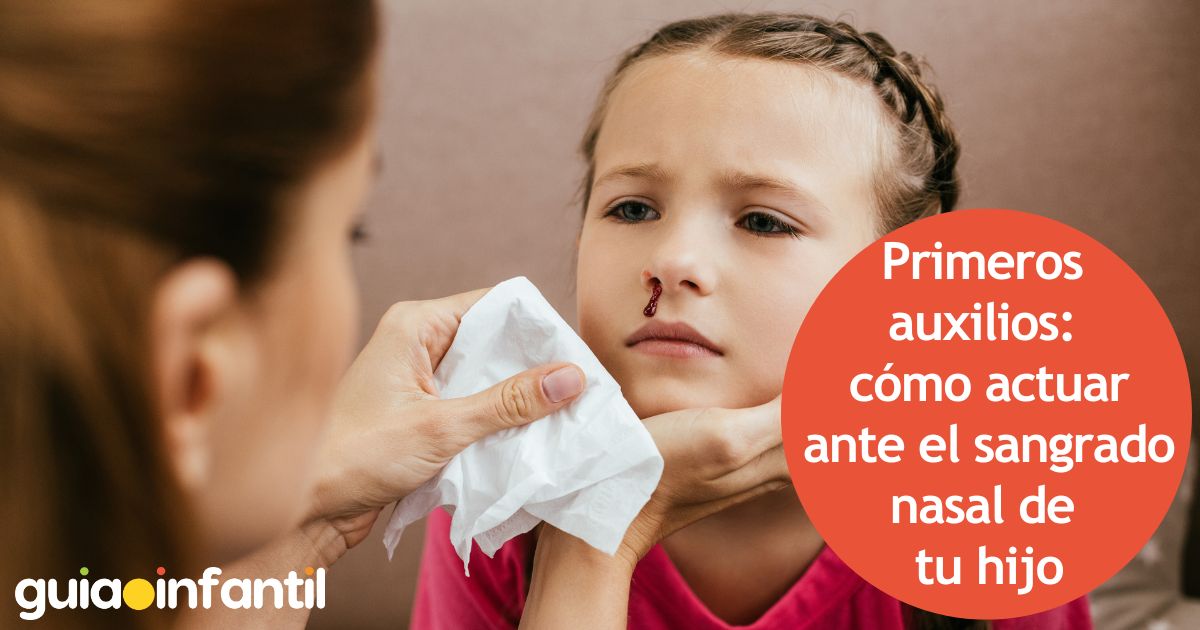 Pasos sencillos para detener una hemorragia nasal en niños