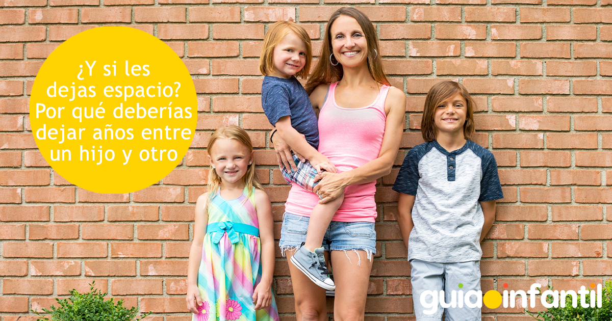 Dejar espacio entre un hijo y otro