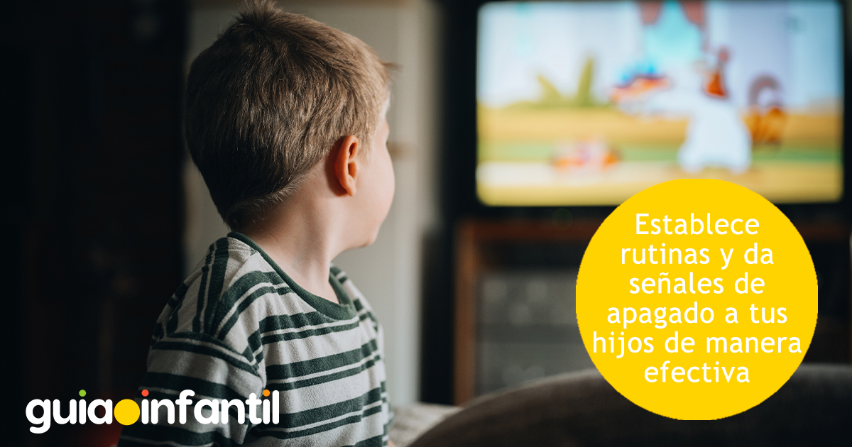 Rutinas y señales de apagado de pantallas